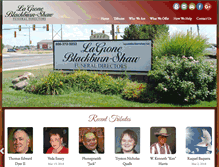 Tablet Screenshot of blackburnshaw.com